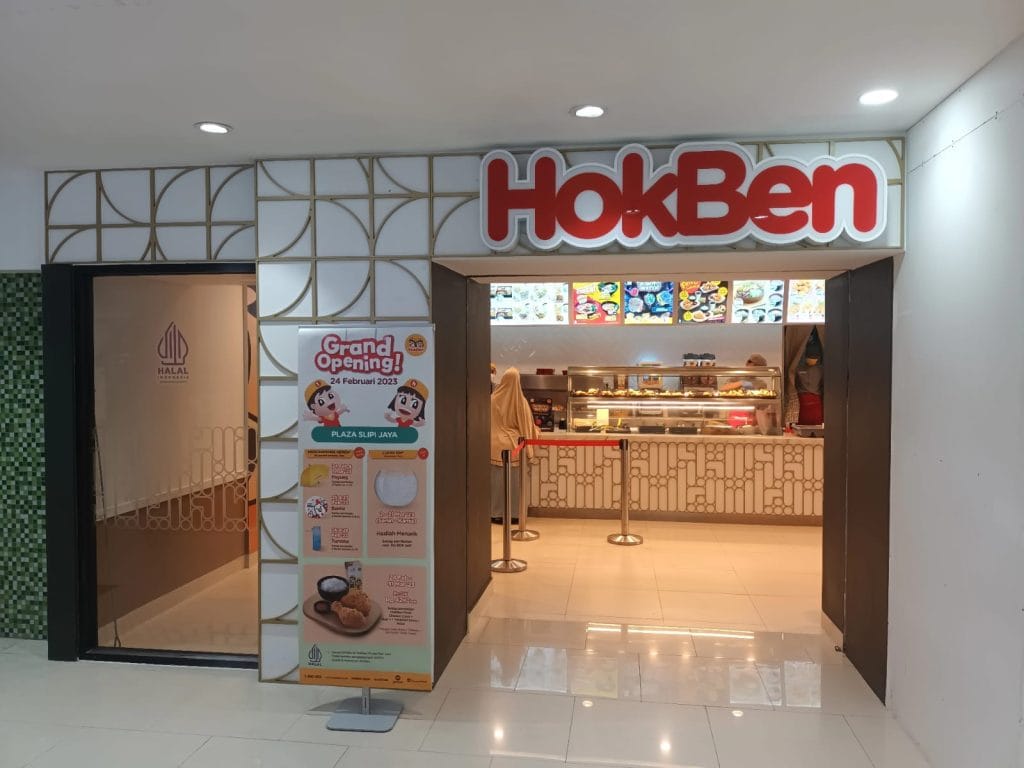 Tenant Hokben di Plaza Slipi Jaya Lantai 1
