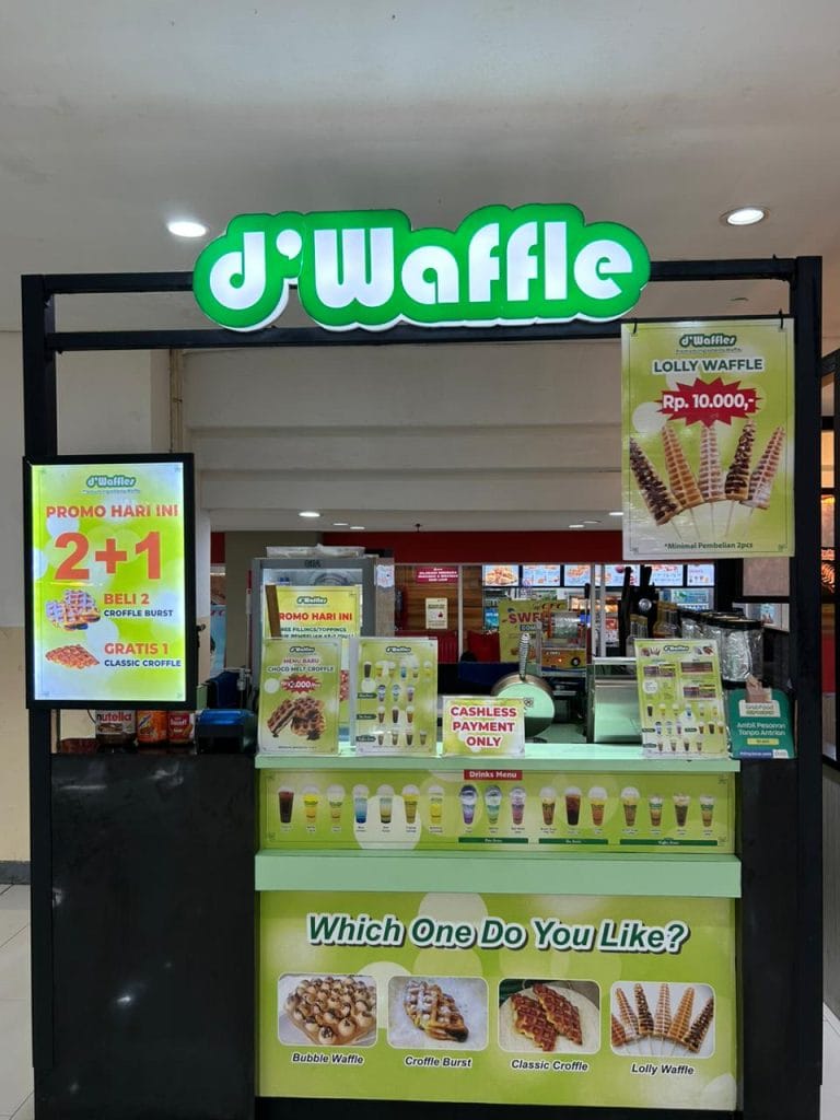 d'Waffles Plaza Slipi Jaya Lantai Basement